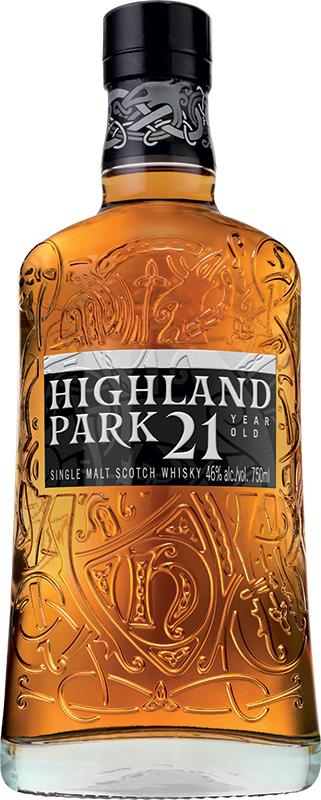 HIGHLAND PARK - 21 YEAR OLD Scottish Whisky / Whiskey HIGHLAND PARK - 21 YEAR OLD Scottish Whisky / Whiskey
