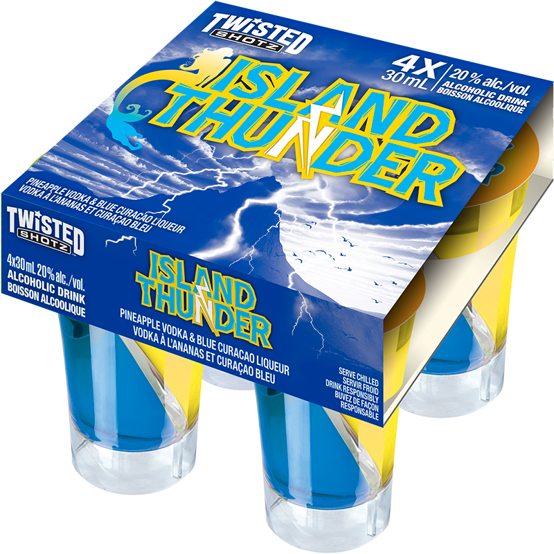 BCLIQUOR Twisted Shotz - Island Thunder