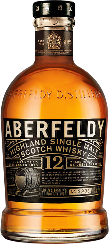 ABERFELDY - 12 YEAR OLD Scottish Whisky / Whiskey