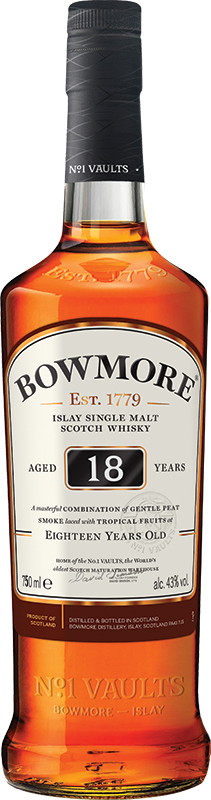 BOWMORE - 18 YEAR OLD Scottish Whisky / Whiskey