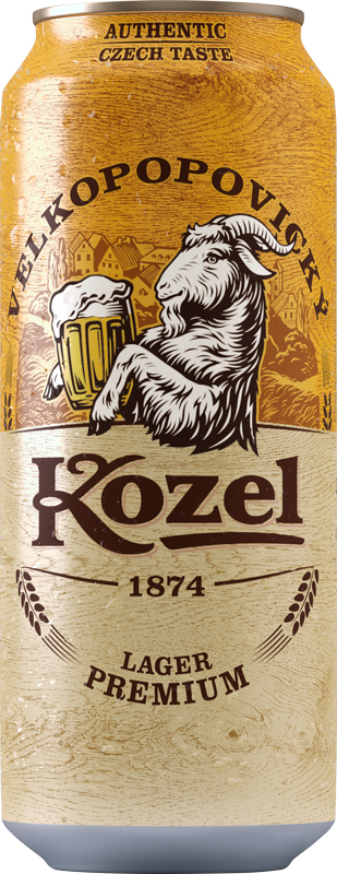 KOZEL PREMIUM TALL CAN Czech Republic Import Beer
