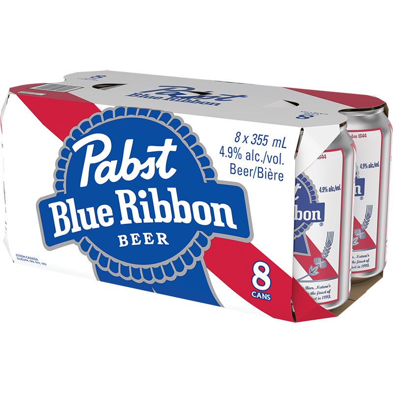 STROH CANADA - PABST BLUE RIBBON CAN Canadian Domestic Beer