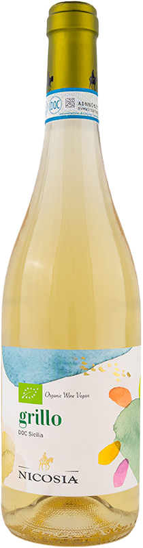 SICILIA GRILLO - NICOSIA VEGAN ORGANIC VEGAN Italian White Wine