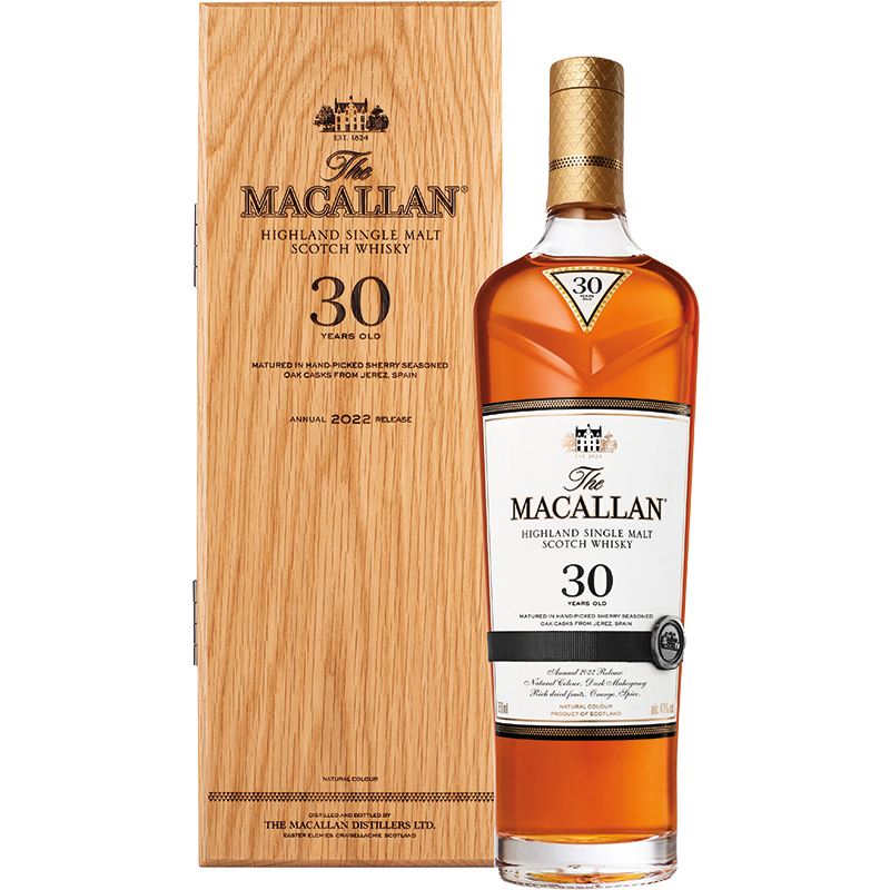 MACALLAN - SHERRY OAK 30 YEAR OLD Scottish Whisky / Whiskey