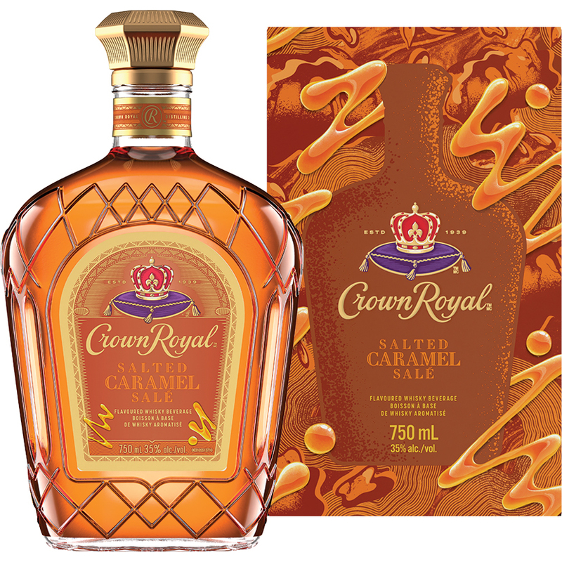 CROWN ROYAL - SALTED CARAMEL Canadian Whisky / Whiskey