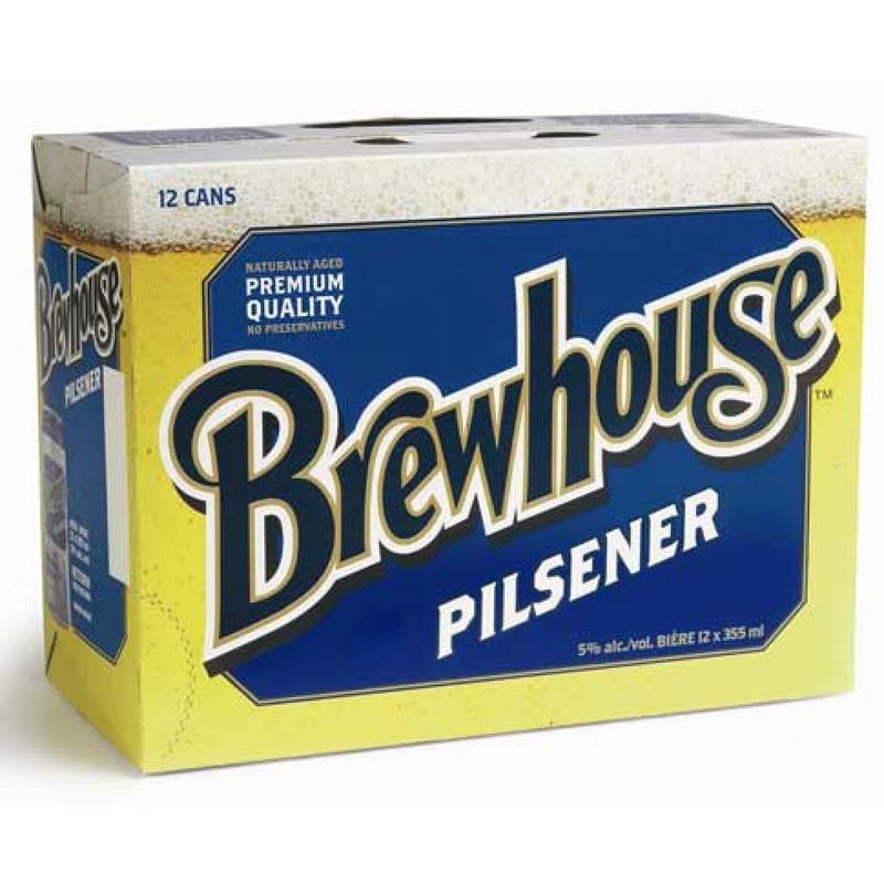 GREAT WESTERN BREWING BREWHOUSE PILSENER Canadian Domestic Beer
