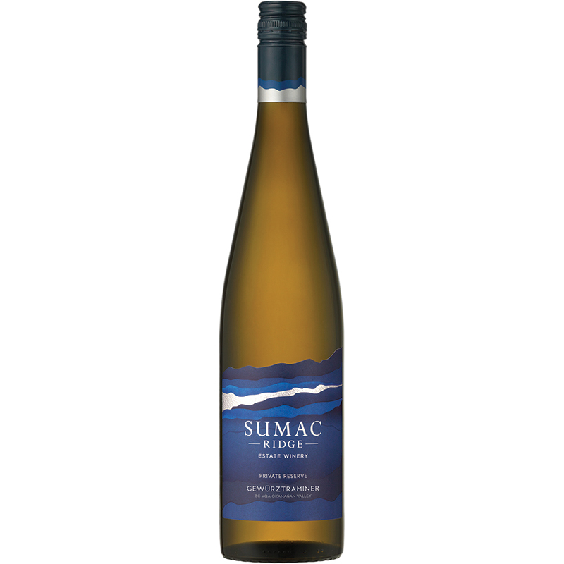 SUMAC RIDGE OLIVER PRIVATE RESERVE GEWURZTRAMINER 2020 Canadian White