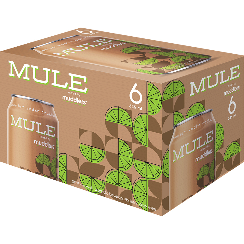 MUDDLER'S VODKA MULE Canadian Coolers
