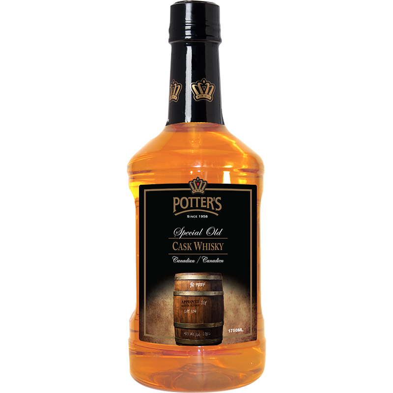 POTTER'S SPECIAL OLD Canadian Whisky / Whiskey