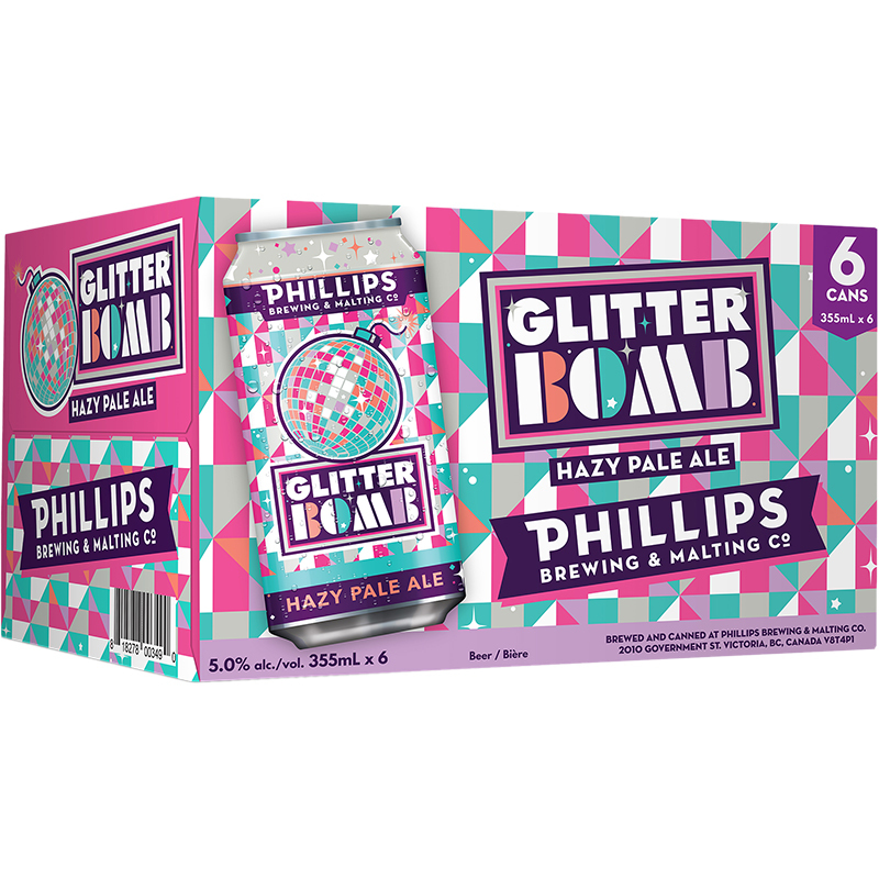 PHILLIPS BREWING GLITTER BOMB CAN Canadian Domestic Beer