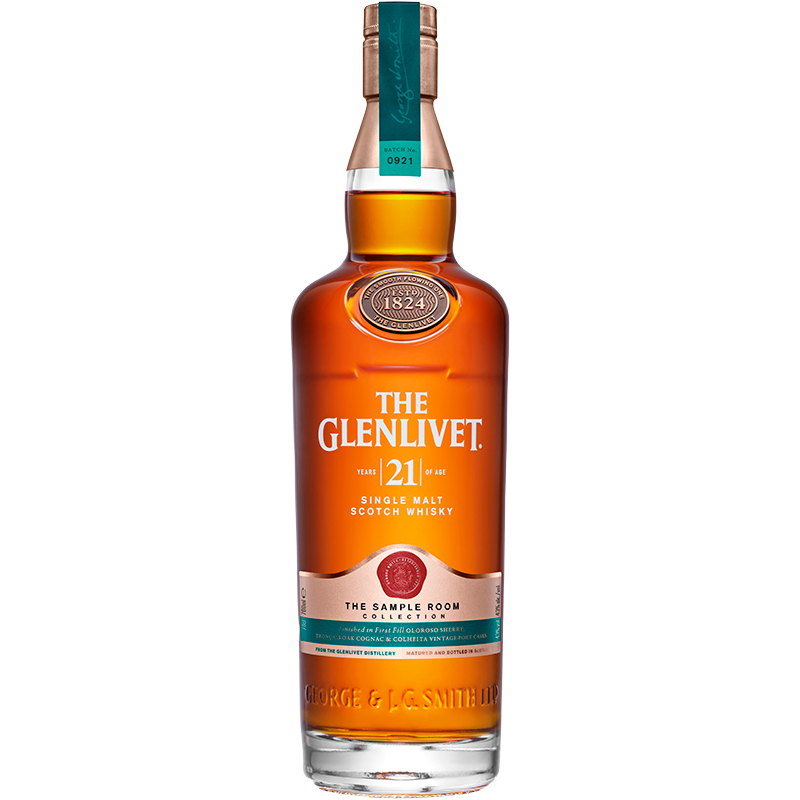 GLENLIVET 21 YEAR OLD SAMPLE ROOM Scottish Whisky / Whiskey