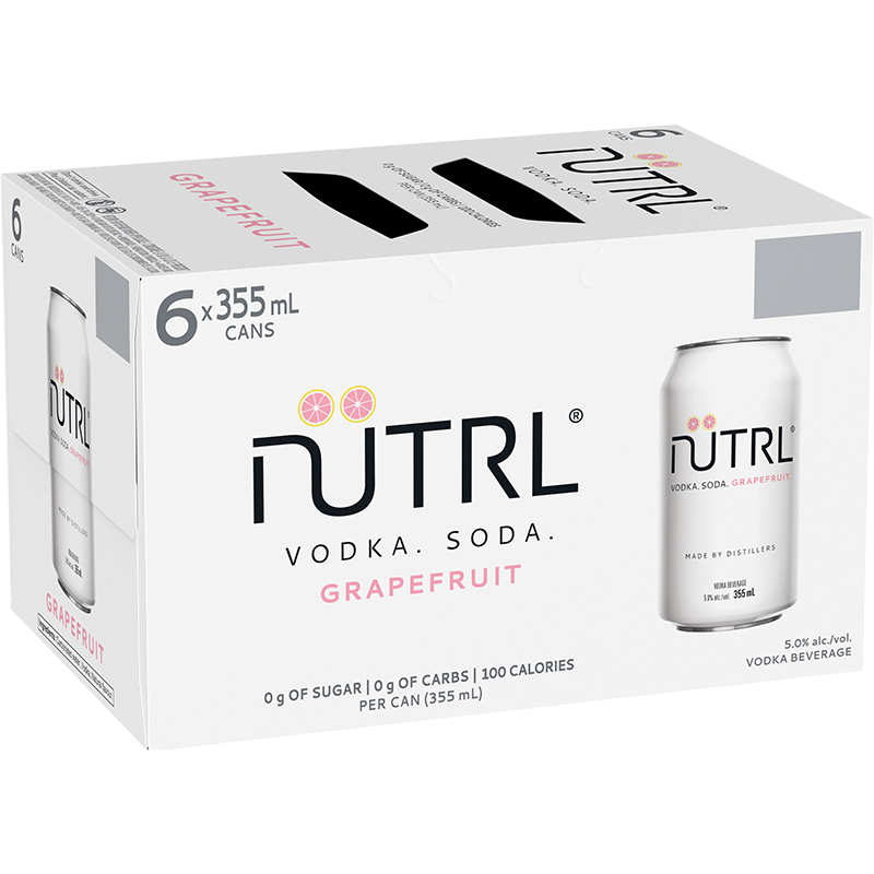 NUTRL VODKA SODA GRAPEFRUIT CAN Canadian Coolers