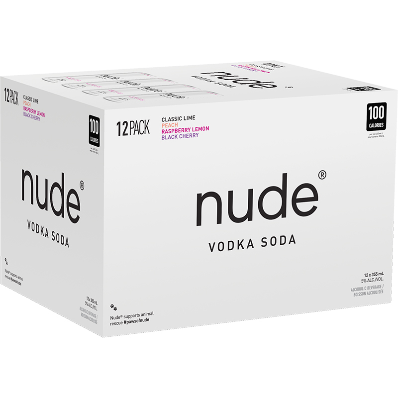 NUDE VODKA SODA MIXER PACK Canadian Coolers