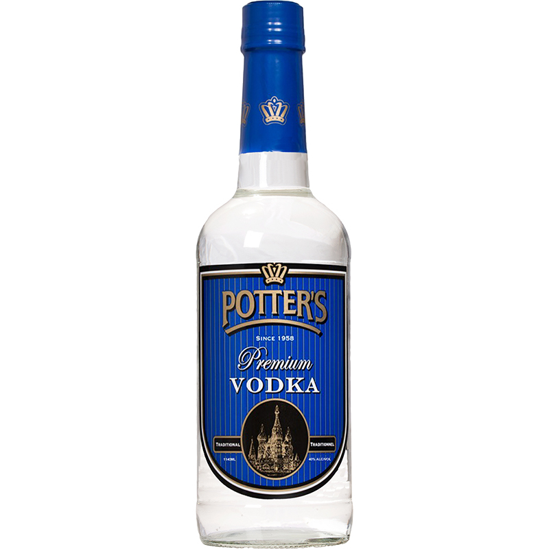 POTTER'S VODKA Canadian Vodka