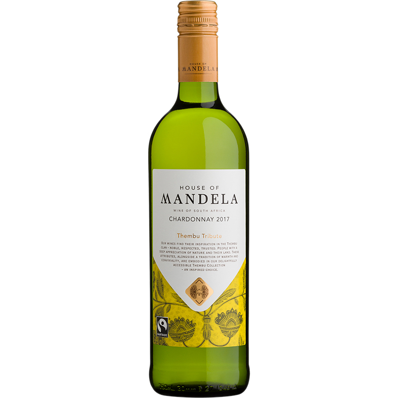 CHARDONNAY HOUSE OF MANDELA THEMBU TRIBUTE South African White Wine