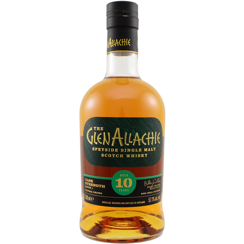GLENALLACHIE SINGLE MALT SCOTCH WHISKY 10 YEAR OLD CASK ST Scottish