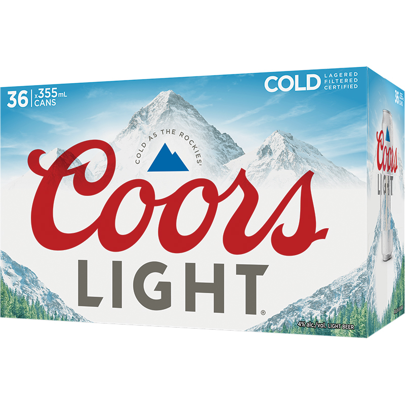 COORS LIGHT CAN Canadian Domestic Beer