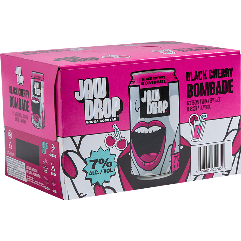 JAW DROP CHERRY BOMBADE CAN Canadian Coolers