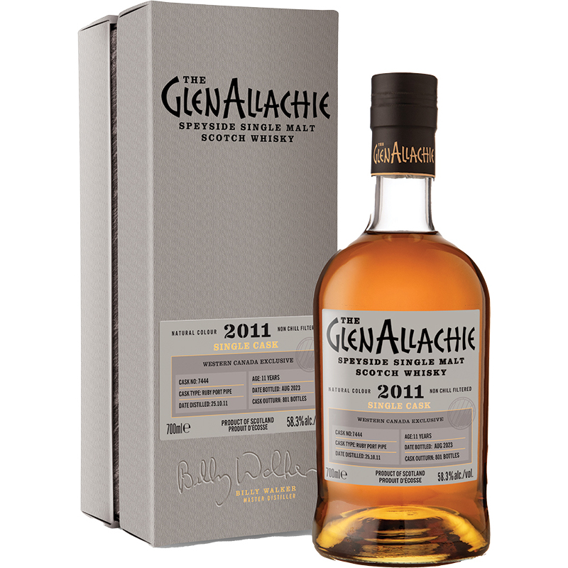 GLENALLACHIE - SINGLE MALT SCOTCH WHISKY CASK 2011 RUBY PORT