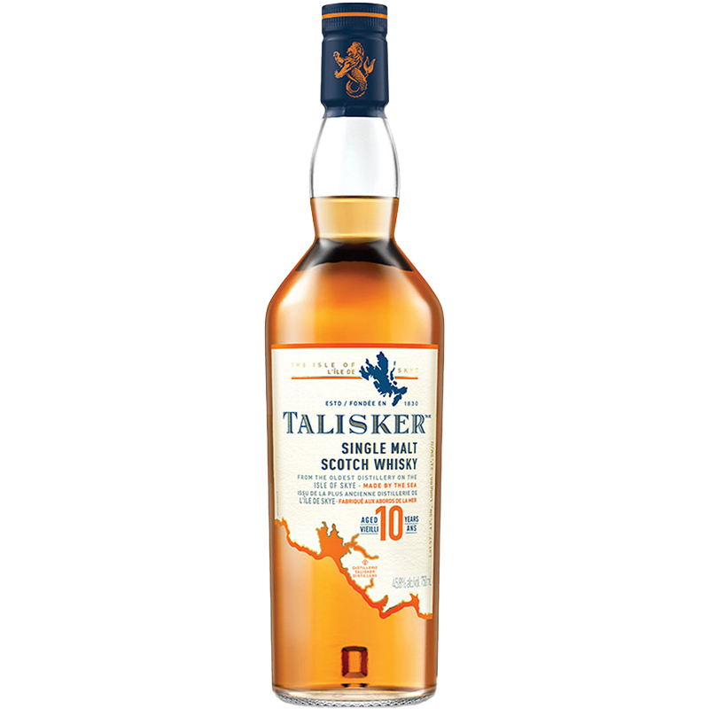 TALISKER 10 YEAR OLD Scottish Whisky / Whiskey