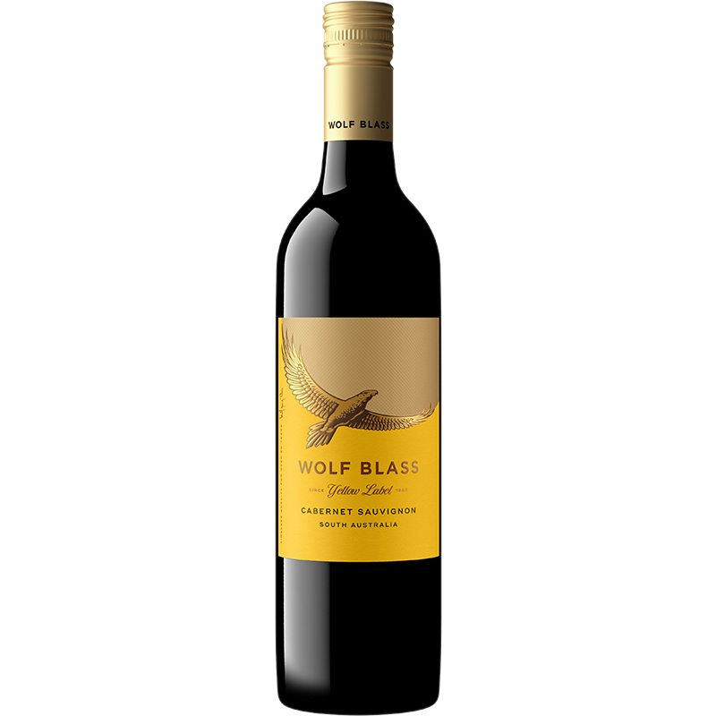 SAUVIGNON WOLF BLASS YELLOW LABEL Australian Red Wine