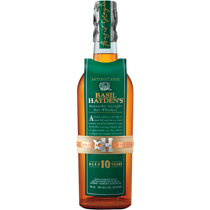 BASIL HAYDEN 10 YEAR OLD RYE American Whisky / Whiskey