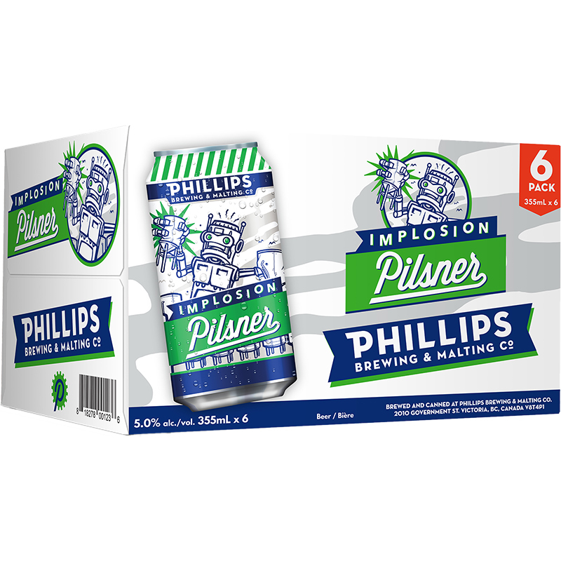 PHILLIPS BREWING PILSNER CAN Canadian Domestic Beer