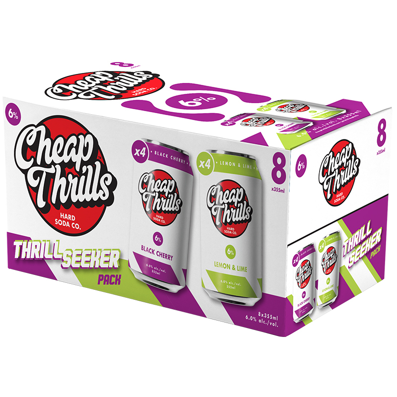 CHEAP THRILLS - THRILLSEEKER VARIETY PACK CAN Canadian Coolers