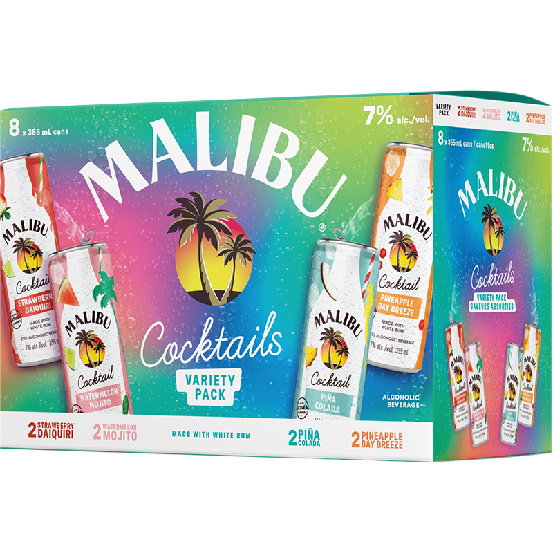 MALIBU MIXER PACK CAN Canadian Coolers