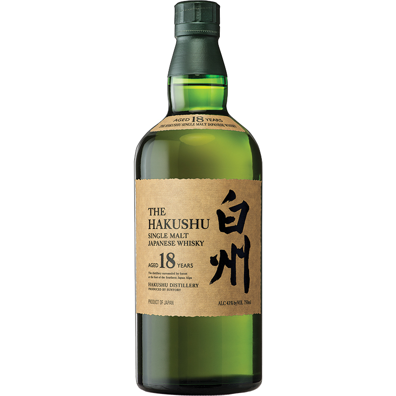 THE HAKUSHU - 18 YEAR OLD SINGLE MALT Japanese Whisky / Whiskey