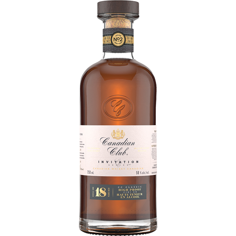 CANADIAN CLUB - 18 YEAR OLD Canadian Whisky / Whiskey