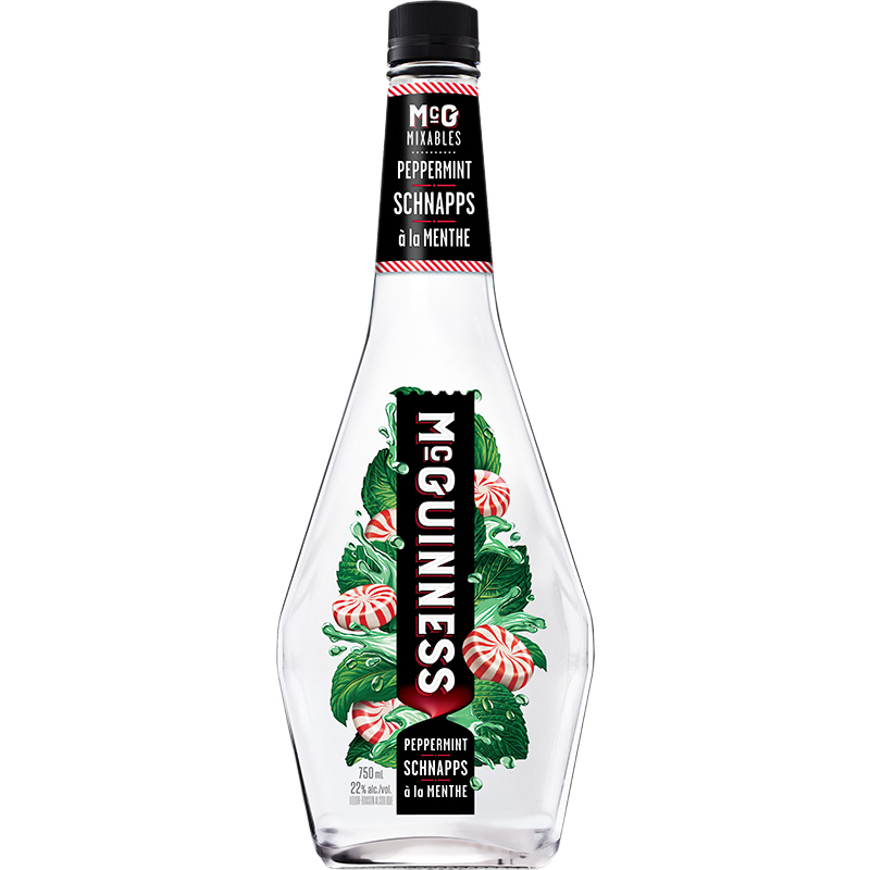 MCGUINNESS PEPPERMINT SCHNAPPS Canadian Liqueurs