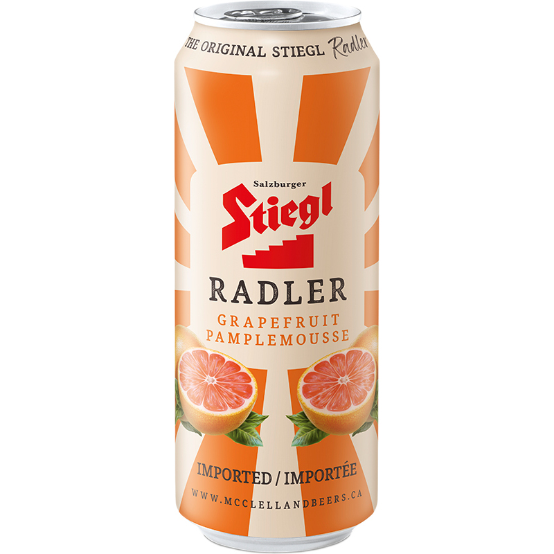 STIEGL GRAPEFRUIT RADLER TALL CAN Austrian Import Beer