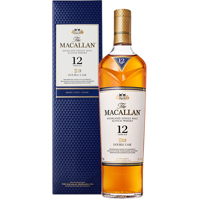 Macallan 12 Year Old Double Cask Scottish Whisky Whiskey