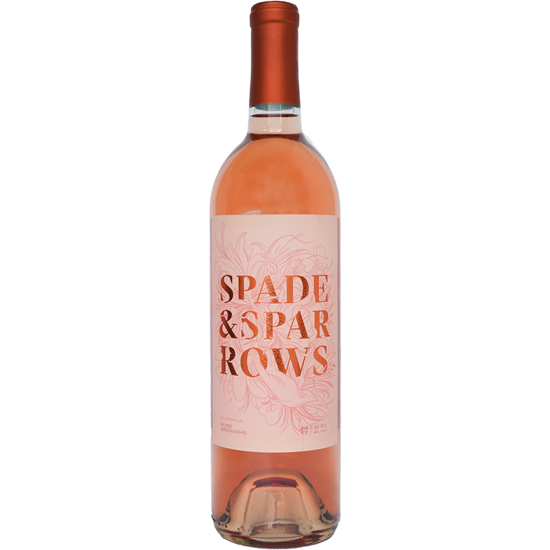 GRENACHE ROSE SPADE AND SPARROWS CALIFORNIA American Rose Wine
