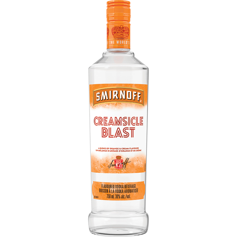 SMIRNOFF CREAMSICLE BLAST Canadian Vodka