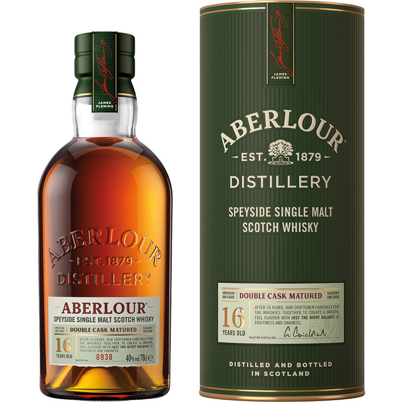 ABERLOUR - 16 YEAR OLD Scottish Whisky / Whiskey