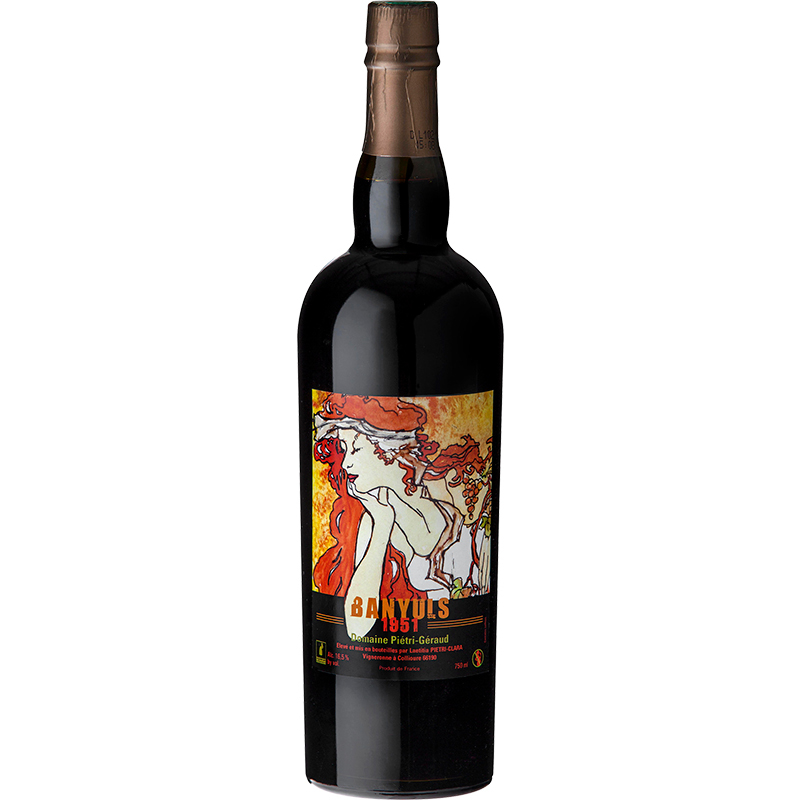 Banyuls バニュルス domaine laetitia 1951 BANYULS - PIETRI GERAUD 1951 VINTAGE French Other Wine