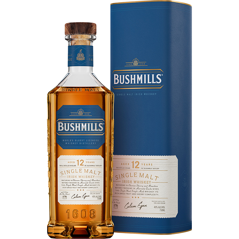 ウイスキー BUSHMILLS 1608 12 Years Old 1L BUSHMILLS - 12 YEAR OLD IRISH WHISKEY Irish Whisky / Whiskey