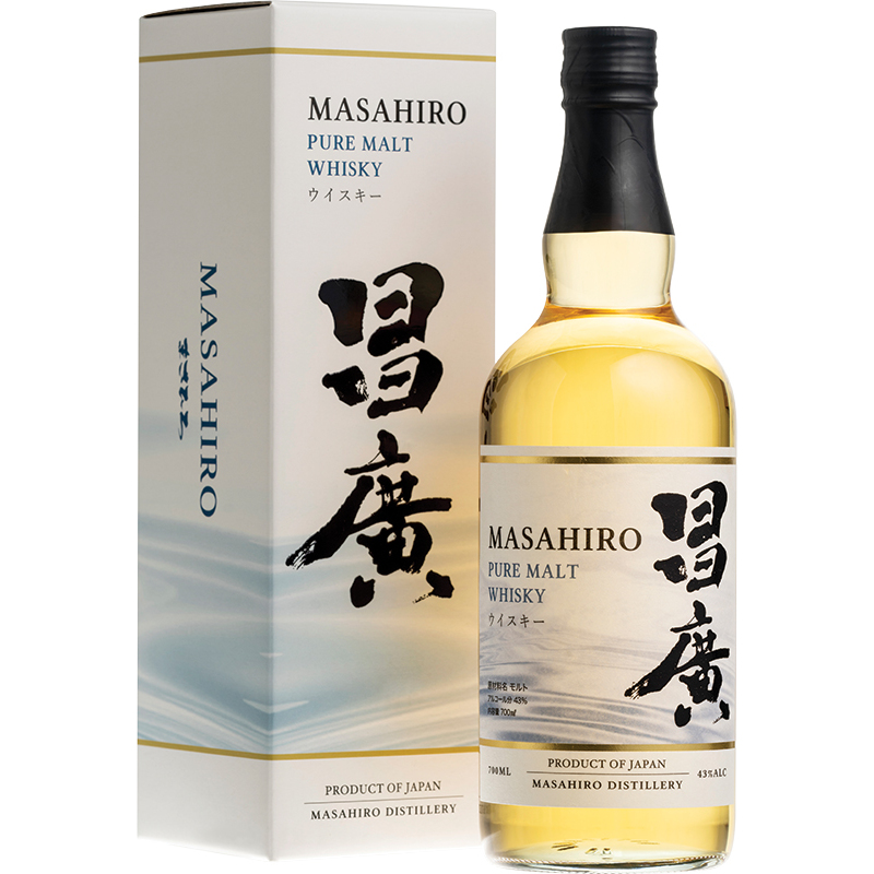 MASAHIRO - PURE MALT WHISKY Japanese Whisky / Whiskey MASAHIRO - PURE MALT WHISKY Japanese Whisky / Whiskey