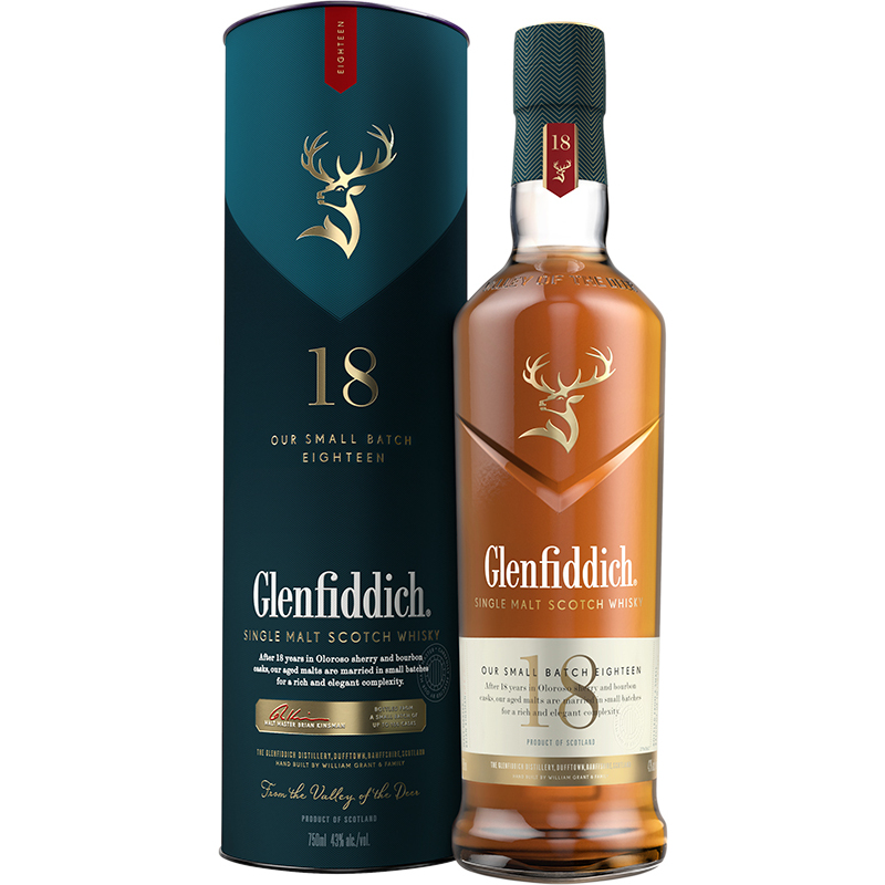 【人気投票 】ハイブランド人気ランキング！ GLENFIDDICH - Whiskey / Whisky Scottish YO 18 ウイスキー
