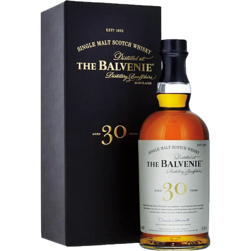BALVENIE 30 YEAR OLD Scottish Whisky / Whiskey