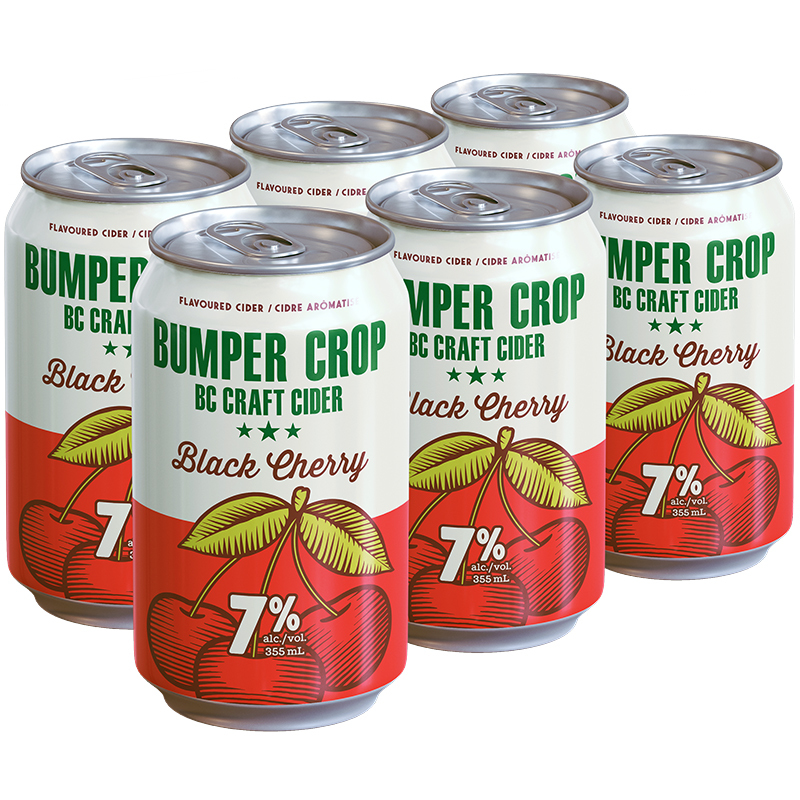 BUMPER CROP BLACK CHERRY CAN Canadian Cider