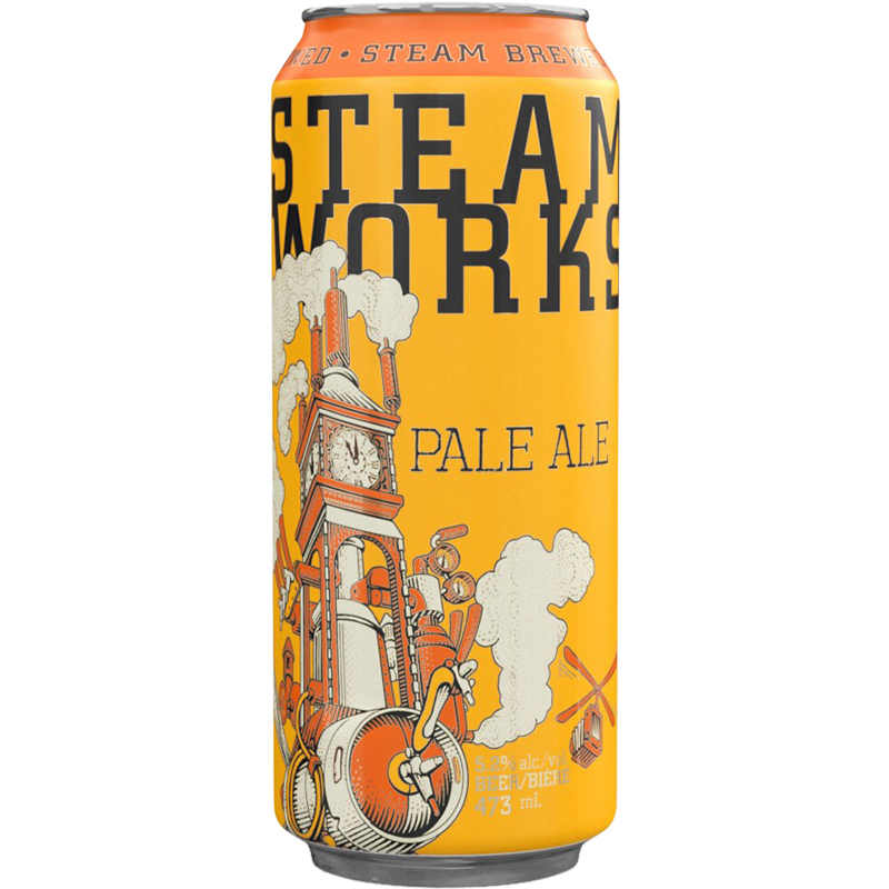 デバイスワークス　ALE NO ALE STEAMWORKS - PALE ALE TALL CAN Canadian Domestic Beer
