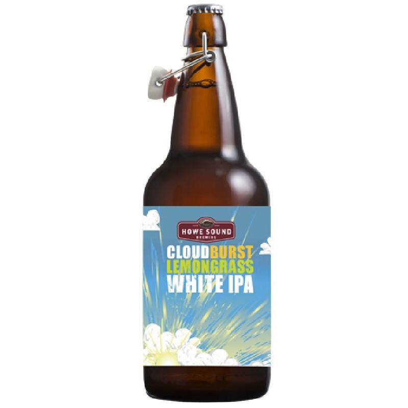 HOWE SOUND CLOUDBURST LEMONGRASS WHITE IPA Canadian Domestic Beer