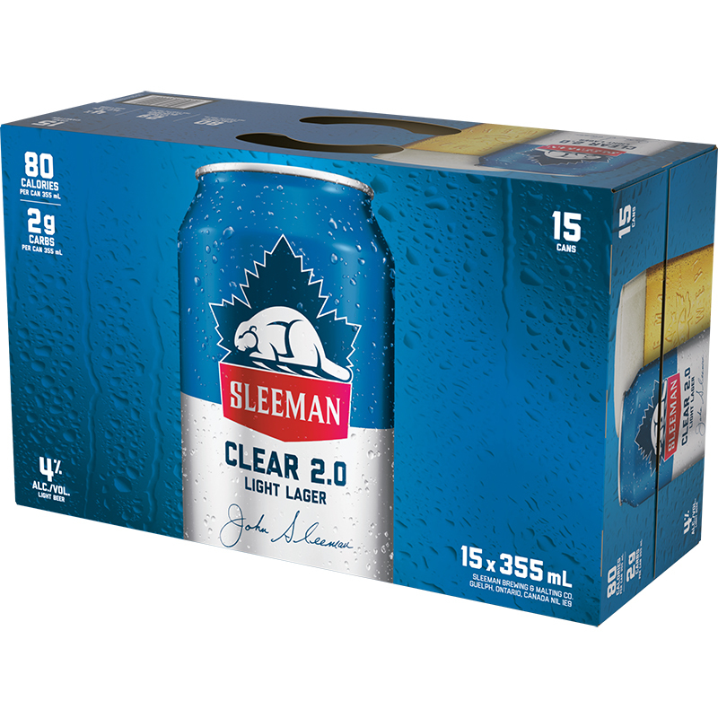 SLEEMAN CLEAR CAN Canadian Domestic Beer