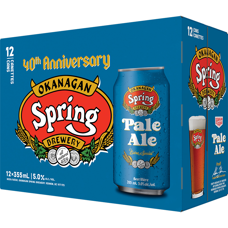 OKANAGAN SPRING PALE ALE CAN Canadian Domestic Beer