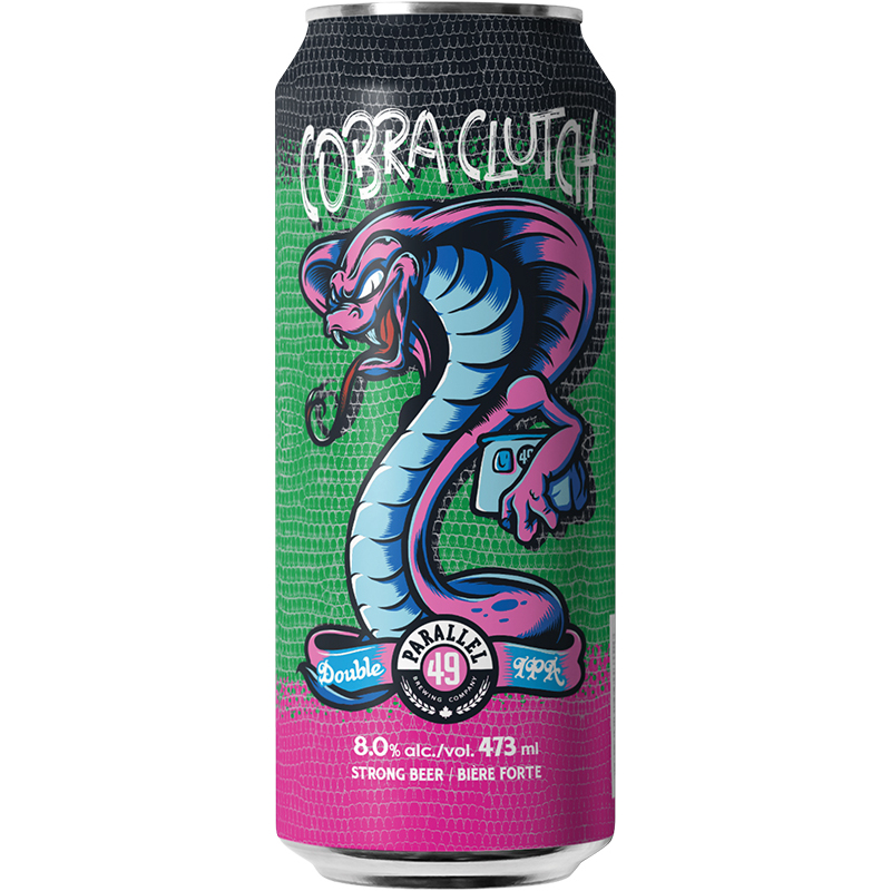 PARALLEL 49 COBRA CLUTCH DOUBLE IPA TALL CAN Canadian Domestic Beer