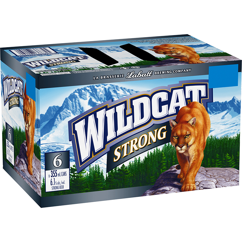 LABATT WILDCAT LAGER CAN Canadian Domestic Beer