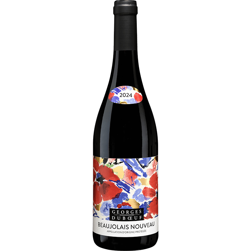 BEAUJOLAIS NOUVEAU PAPER LABEL 2024 French Red Wine